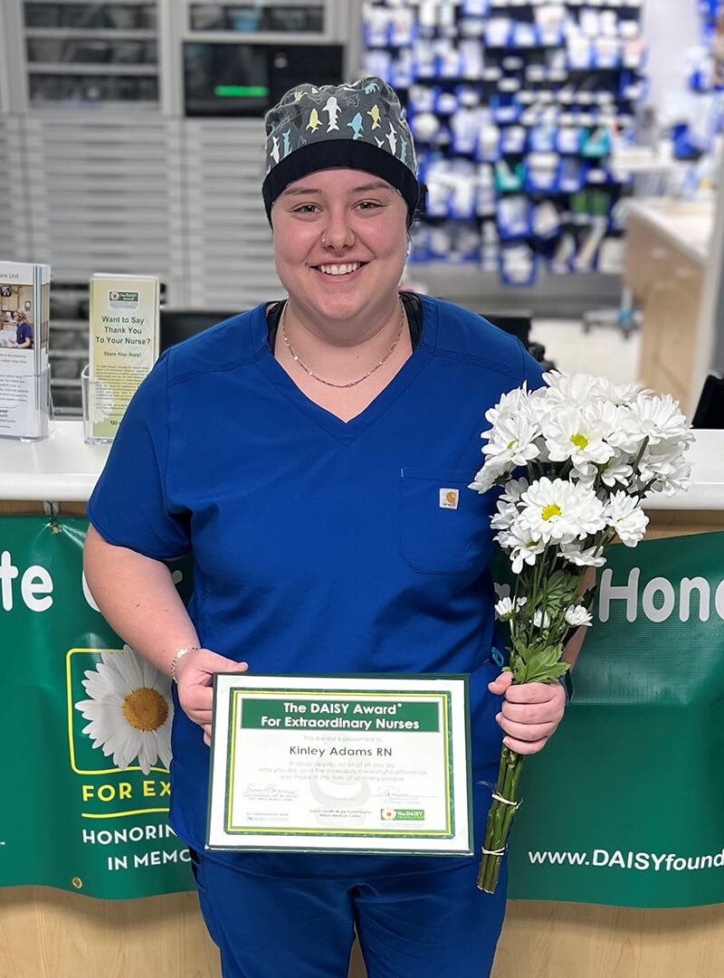 Kinley Adams Daisy Winner
